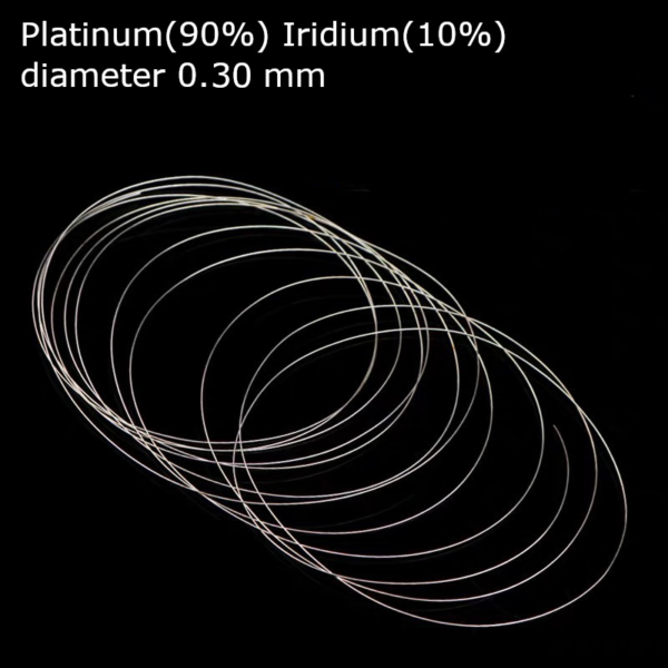 Platinum(90%)  Iridium(10%)  wire 50cm 0.3mm
